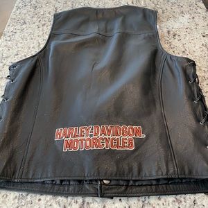 Harley Davidson leather vest